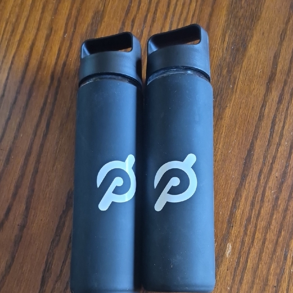 Peloton Glass Water Bottles 2 For 1 Price With Logo And Grip Covering